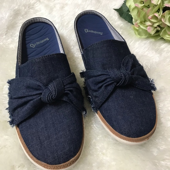 BareTraps Shoes - BareTraps denim mules clogs slip on’s